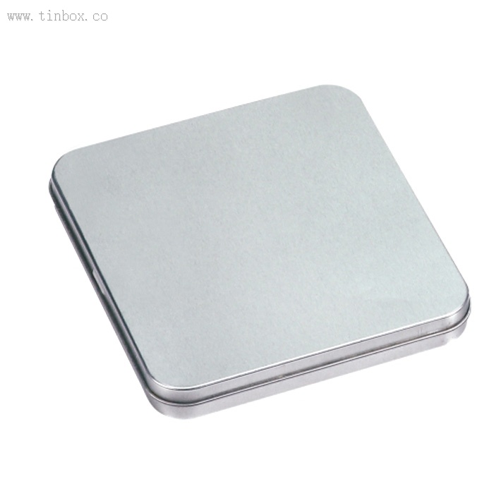 square tin box