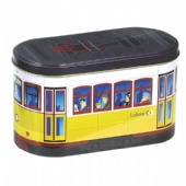 train shaped coffee tin box