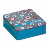 coffee square gift tin box