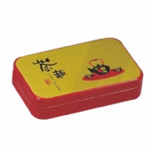 coffee packaging rectangular tin box