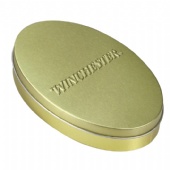 golden ellipse coffee tin box