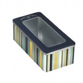 PVC window rectangular watch tin