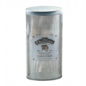 mesh oval wine tin box