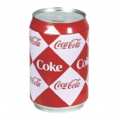 COCA-COLA round saver tin box