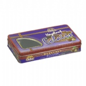 Rectangula chocolate tin box