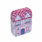 mini house shaped Halloween Tin Box