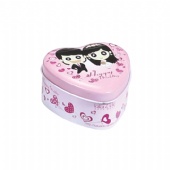 mini heart shaped Wedding Gift Tin Box