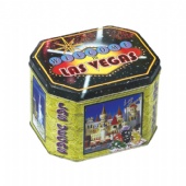 las vegas Octagonal Tin Box for christmas