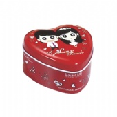 Wedding gift Heart Tin Box