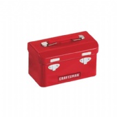 Red CRAFTSMAN tool Treasure Chest Tin Box