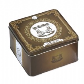 square Chocolate Tin Box with lid