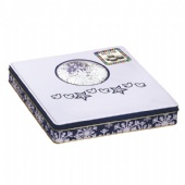 Square Christmas gift packaging tin box