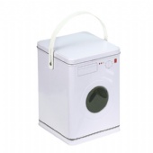 washing machine shaped tin box