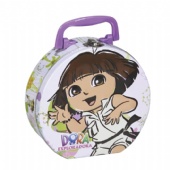 Dora the Explorer lock tin box