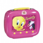 cosmetic tin box with TV shape