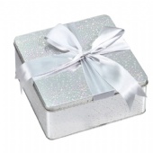 square gift packaging tin box