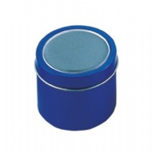 small candle tin box with window