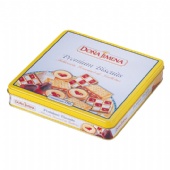 Square Biscuit Candy Tin Box