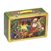 Russia Green Loose Tea Tin Box Packaging For Gift Tea Tin Can