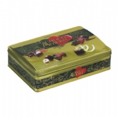 Chocolate Tin Box with domed lid