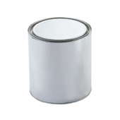 Round Clear PVC Sided Tin Cans