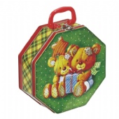 octagonal tin lunch box